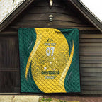 Australia Cricket Custom Indigenous Quilt Aboriginal Arts GO Aussie LT7