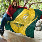 Australia Cricket Custom Indigenous Quilt Aboriginal Arts GO Aussie LT7