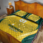 Australia Cricket Custom Indigenous Quilt Bed Set Aboriginal Arts GO Aussie LT7