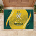 Australia Cricket Custom Indigenous Rubber Doormat Aboriginal Arts GO Aussie LT7