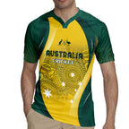 Australia Cricket Custom Indigenous Rugby Jersey Aboriginal Arts GO Aussie