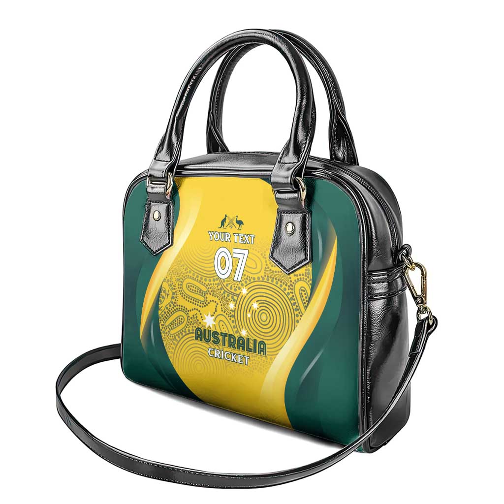 Australia Cricket Custom Indigenous Shoulder Handbag Aboriginal Arts GO Aussie LT7