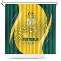 Australia Cricket Custom Indigenous Shower Curtain Aboriginal Arts GO Aussie LT7