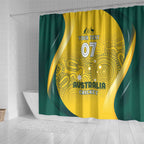 Australia Cricket Custom Indigenous Shower Curtain Aboriginal Arts GO Aussie LT7