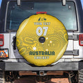 Australia Cricket Custom Indigenous Spare Tire Cover Aboriginal Arts GO Aussie LT7