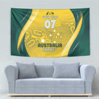 Australia Cricket Custom Indigenous Tapestry Aboriginal Arts GO Aussie LT7