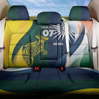 Custom India and Australia Cricket Back Car Seat Cover Special Half-Half Mix