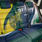 Custom India and Australia Cricket Back Car Seat Cover Special Half-Half Mix