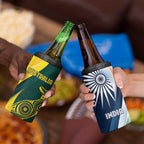 Custom India and Australia Cricket 4 in 1 Can Cooler Tumbler Special Half-Half Mix