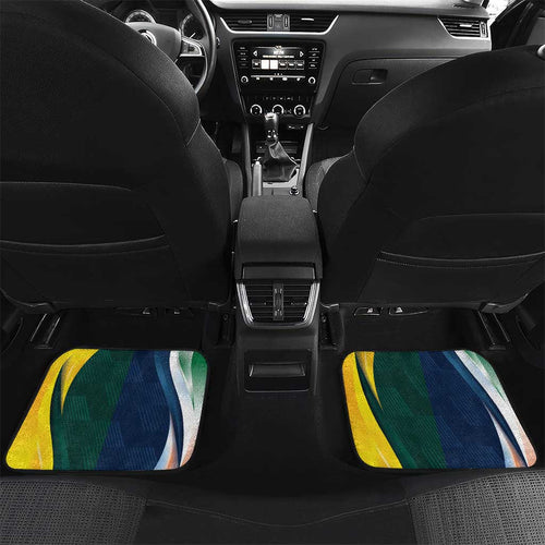 Custom India and Australia Cricket Car Mats Special Half-Half Mix