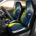 Custom India and Australia Cricket Car Seat Cover Special Half-Half Mix