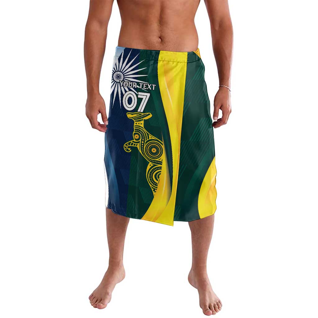 Custom India and Australia Cricket Lavalava Special Half-Half Mix