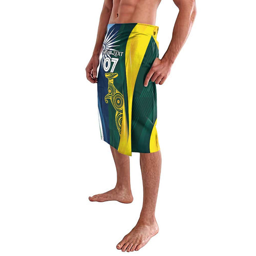 Custom India and Australia Cricket Lavalava Special Half-Half Mix