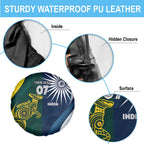 Custom India and Australia Cricket Spare Tire Cover Special Half-Half Mix