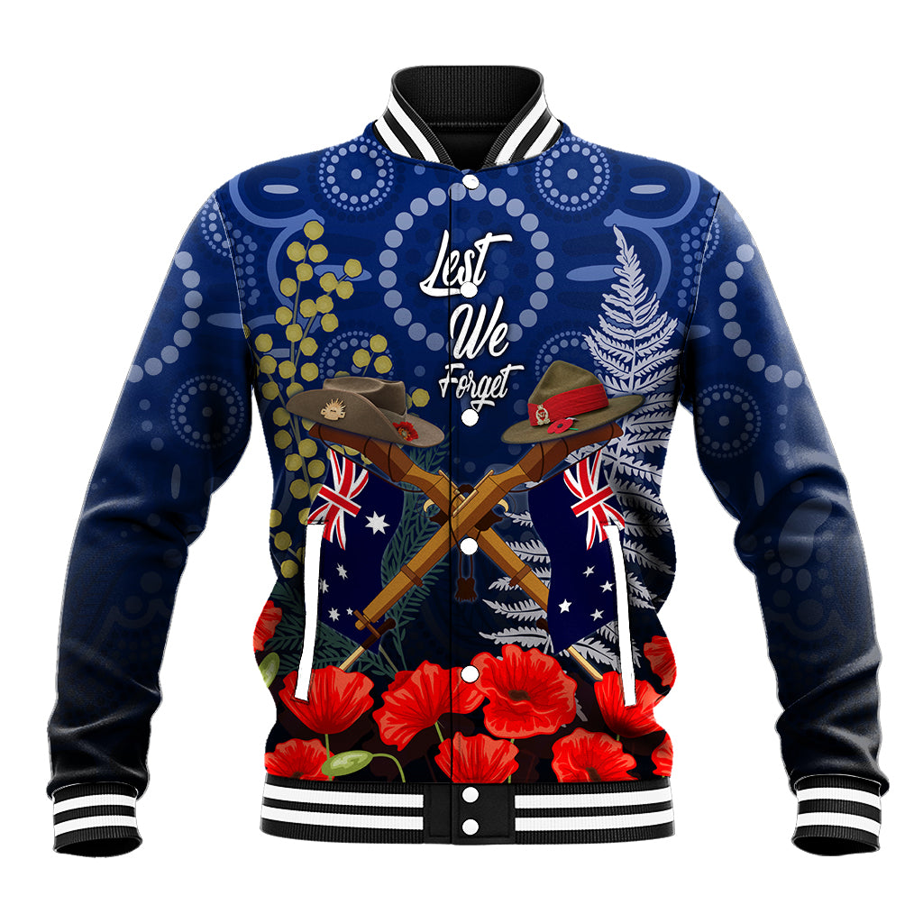 Anzac Baseball Jacket Ausralia Aboriginal Mix New Zealand Slouch Hats