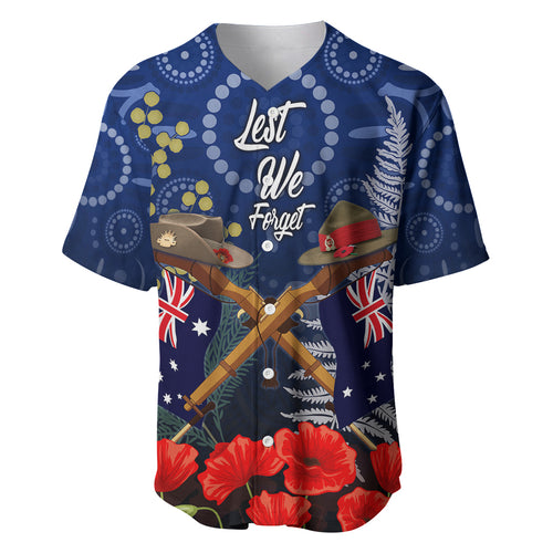 Anzac Baseball Jersey Ausralia Aboriginal Mix New Zealand Slouch Hats
