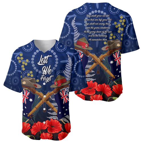Anzac Baseball Jersey Ausralia Aboriginal Mix New Zealand Slouch Hats