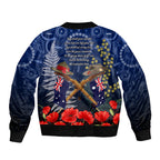 Anzac Bomber Jacket Ausralia Aboriginal Mix New Zealand Slouch Hats