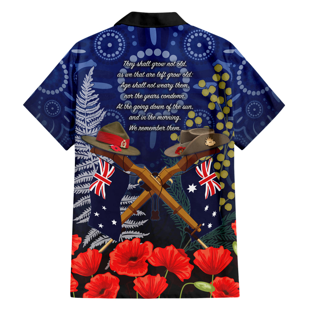 Anzac Hawaiian Shirt Ausralia Aboriginal Mix New Zealand Slouch Hats