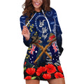 Anzac Hoodie Dress Ausralia Aboriginal Mix New Zealand Slouch Hats