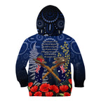 Anzac Kid Hoodie Ausralia Aboriginal Mix New Zealand Slouch Hats