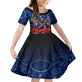 Anzac Kid Short Sleeve Dress Ausralia Aboriginal Mix New Zealand Slouch Hats