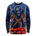 Anzac Long Sleeve Shirt Ausralia Aboriginal Mix New Zealand Slouch Hats