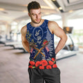 Anzac Men Tank Top Ausralia Aboriginal Mix New Zealand Slouch Hats