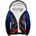 Anzac Sherpa Hoodie Ausralia Aboriginal Mix New Zealand Slouch Hats