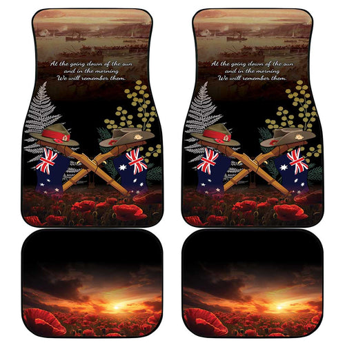 Australia - New Zealand ANZAC Car Mats Gallipoli ANZAC Cove Landing