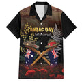 Australia - New Zealand ANZAC Family Matching Long Sleeve Bodycon Dress and Hawaiian Shirt Gallipoli ANZAC Cove Landing