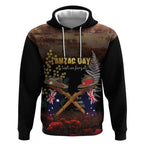 Australia - New Zealand ANZAC Hoodie Gallipoli ANZAC Cove Landing