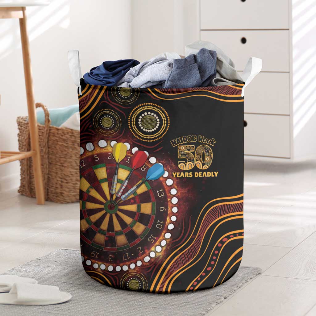 First Nations NAIDOC Week 2026 Fiery Darts Laundry Basket Aboriginal Arts