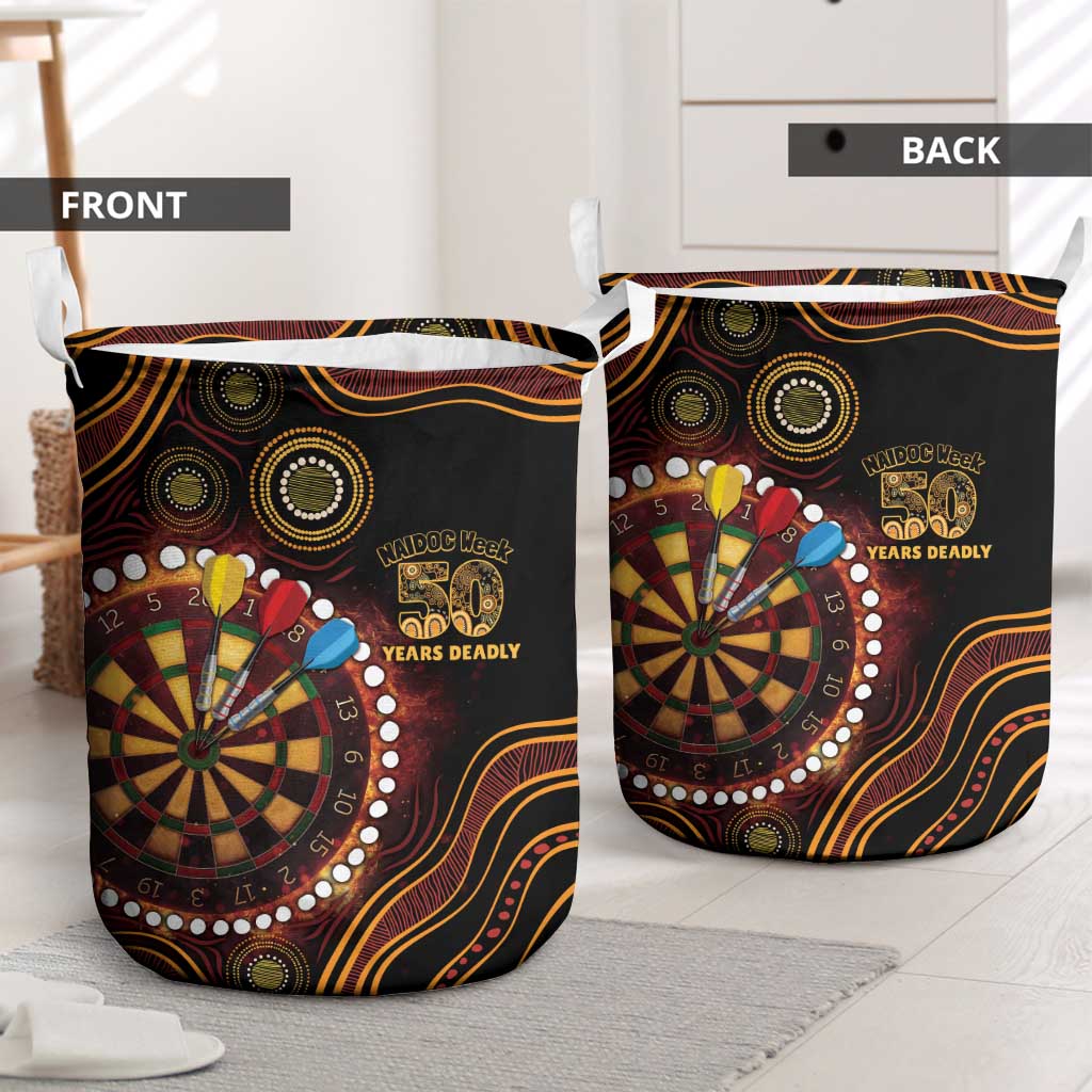First Nations NAIDOC Week 2026 Fiery Darts Laundry Basket Aboriginal Arts