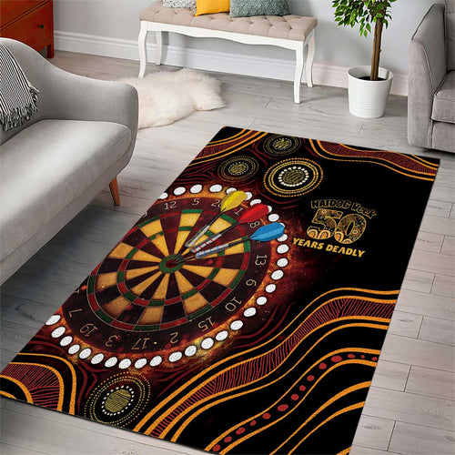 First Nations NAIDOC Week 2026 Fiery Darts Area Rug Aboriginal Arts
