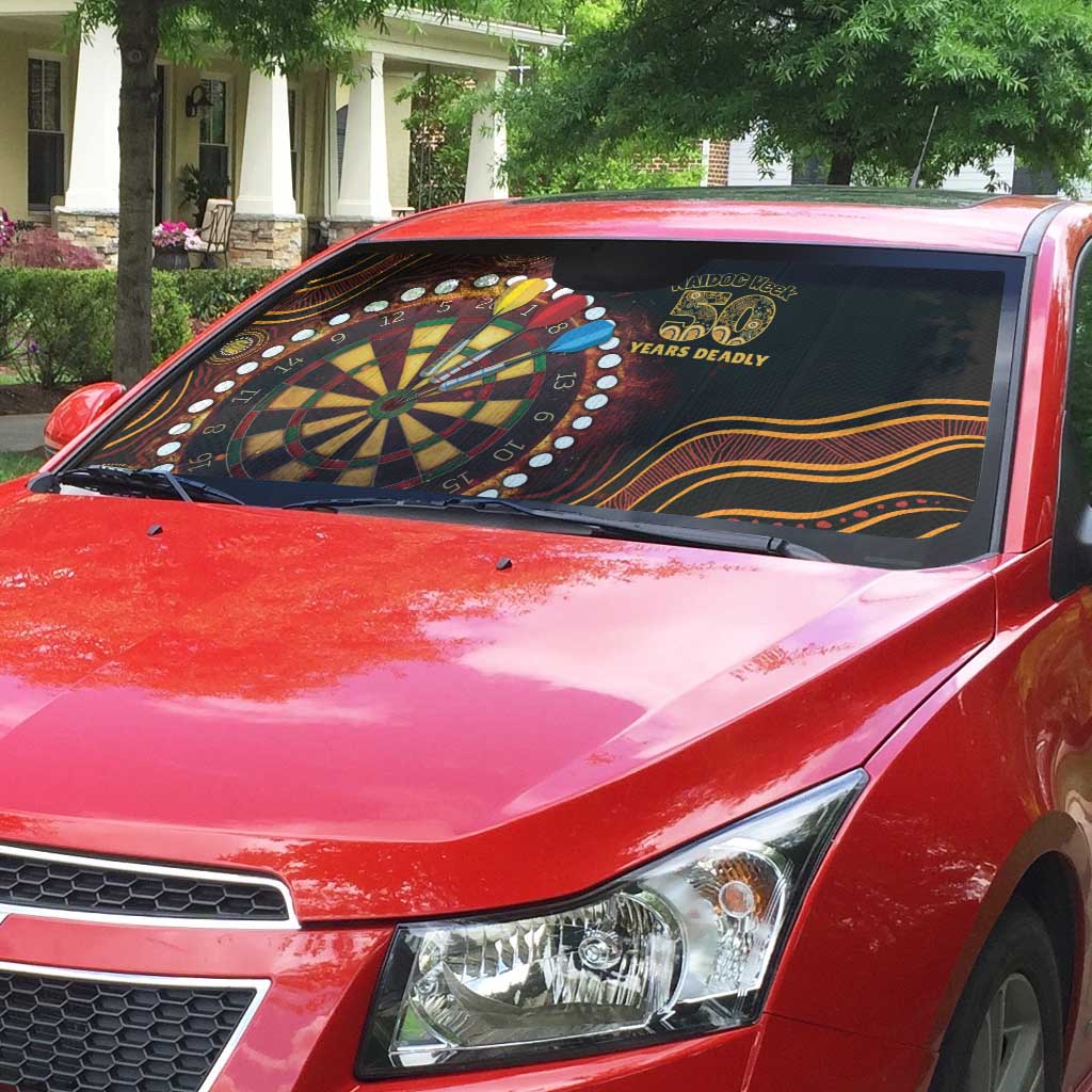 First Nations NAIDOC Week 2026 Fiery Darts Auto Sun Shade Aboriginal Arts