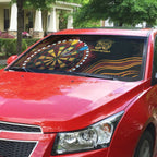 First Nations NAIDOC Week 2026 Fiery Darts Auto Sun Shade Aboriginal Arts