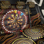 First Nations NAIDOC Week 2026 Fiery Darts Back Car Seat Cover Aboriginal Arts
