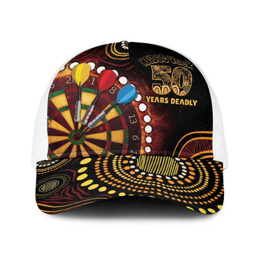 First Nations NAIDOC Week 2026 Fiery Darts Baseball Net Cap Aboriginal Arts