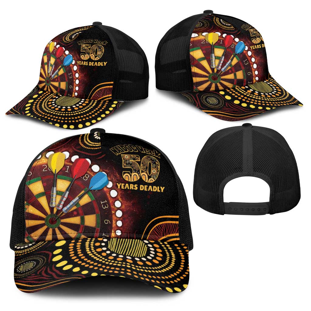 First Nations NAIDOC Week 2026 Fiery Darts Baseball Net Cap Aboriginal Arts
