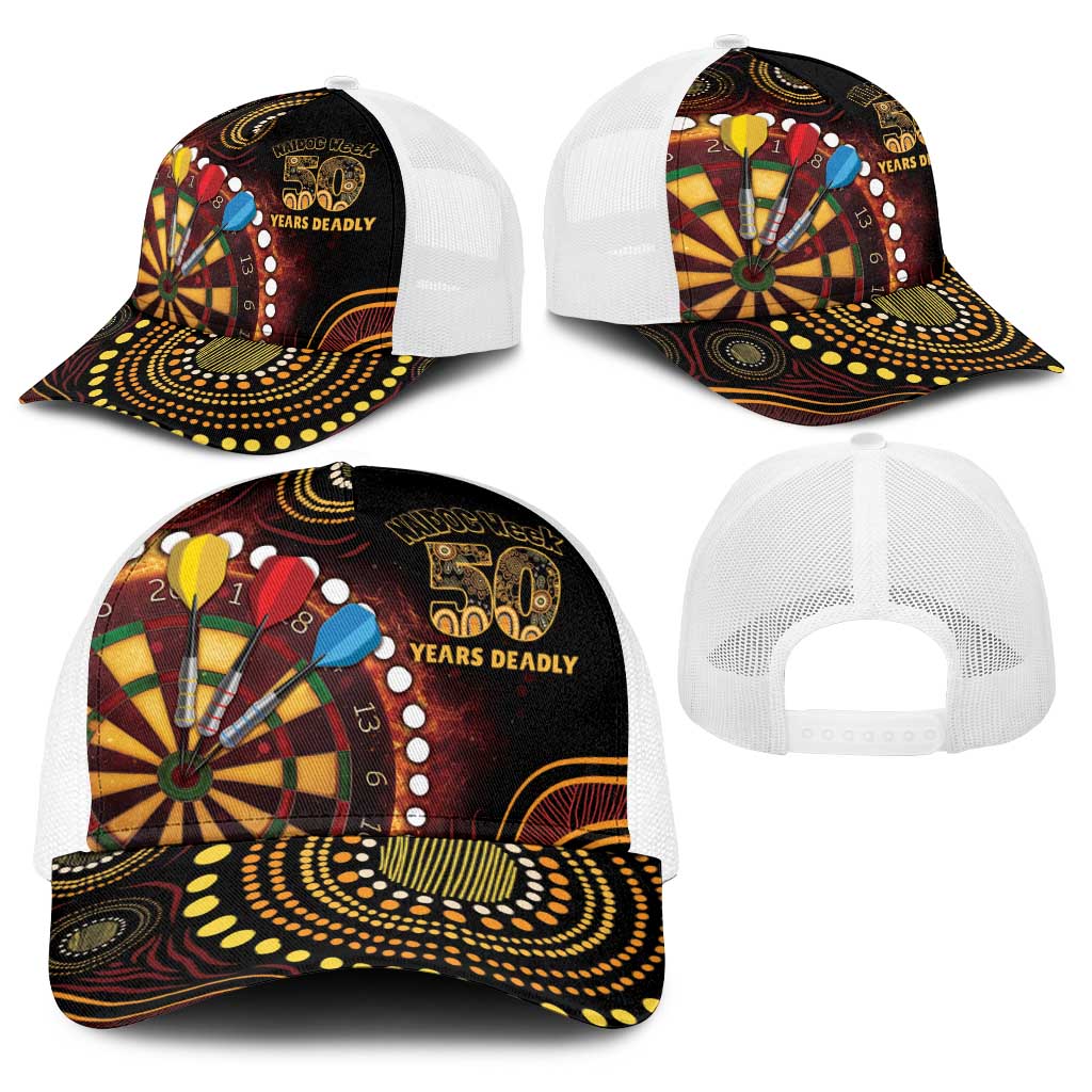 First Nations NAIDOC Week 2026 Fiery Darts Baseball Net Cap Aboriginal Arts