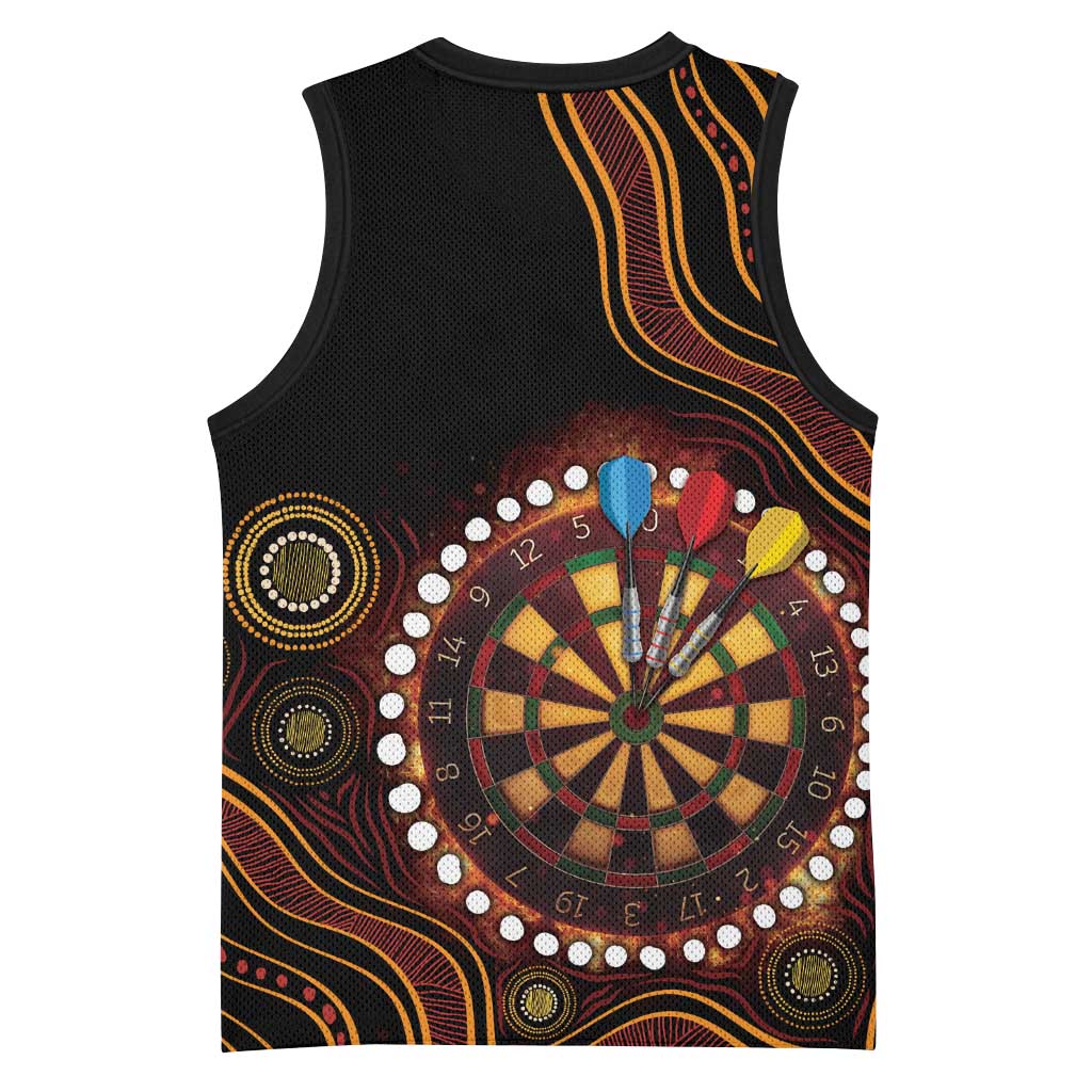 First Nations NAIDOC Week 2026 Fiery Darts Basketball Jersey Aboriginal Arts