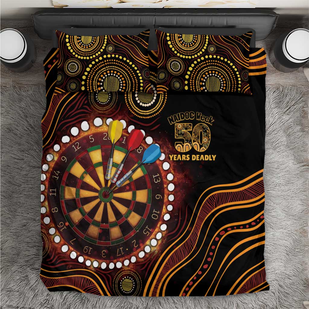 First Nations NAIDOC Week 2026 Fiery Darts Bedding Set Aboriginal Arts