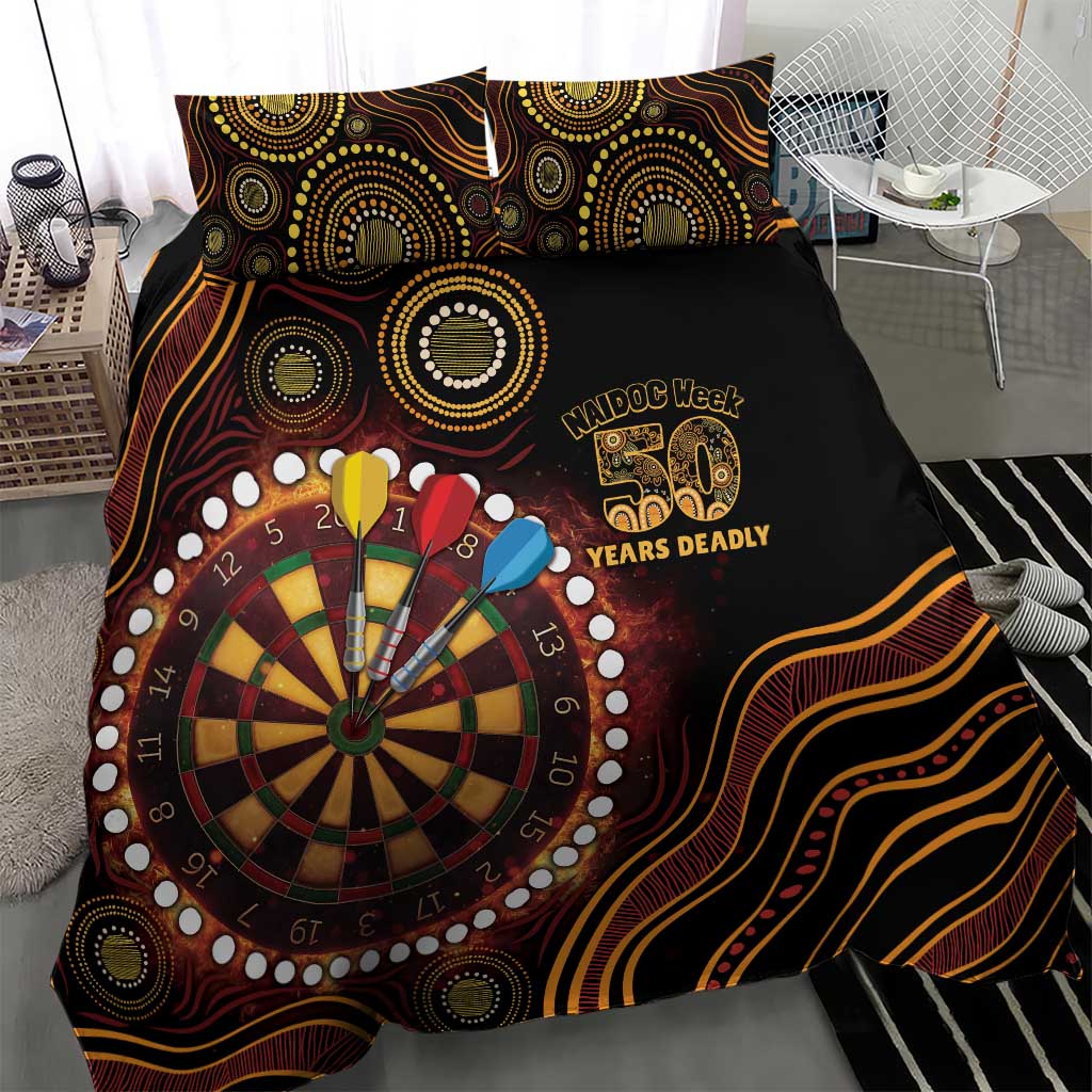 First Nations NAIDOC Week 2026 Fiery Darts Bedding Set Aboriginal Arts