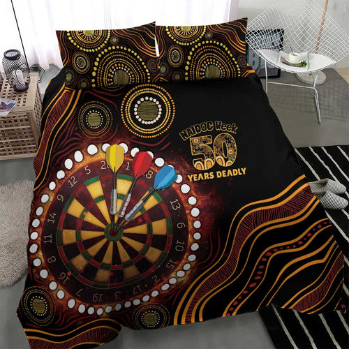 First Nations NAIDOC Week 2026 Fiery Darts Bedding Set Aboriginal Arts