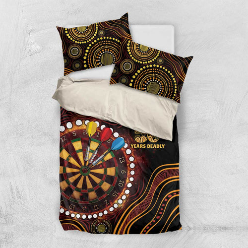 First Nations NAIDOC Week 2026 Fiery Darts Bedding Set Aboriginal Arts