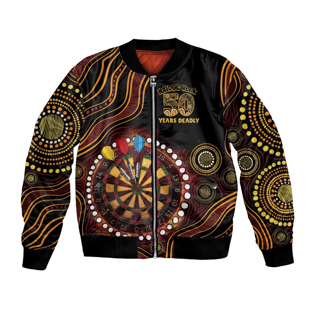 First Nations NAIDOC Week 2026 Fiery Darts Bomber Jacket Aboriginal Arts