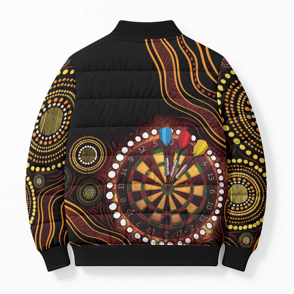 First Nations NAIDOC Week 2026 Fiery Darts Bomber Puffer Jacket Aboriginal Arts