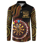First Nations NAIDOC Week 2026 Fiery Darts Button Sweatshirt Aboriginal Arts