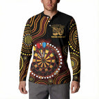 First Nations NAIDOC Week 2026 Fiery Darts Button Sweatshirt Aboriginal Arts